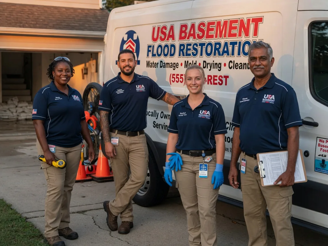 Basement Flood Cleanup company in Packwaukee, WI